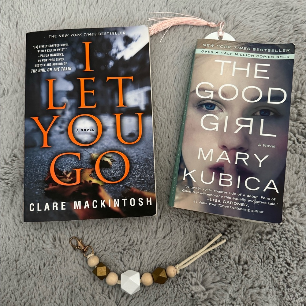 Suspense Book Set Claire Mackintosh “I Let You Go” & Mary Kubica “The Good Girl”